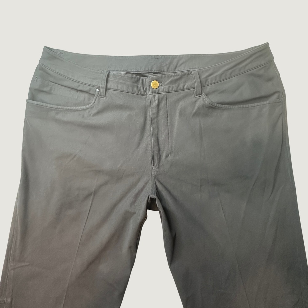 Lululemon Pants Mens 38x32 ABC Pant Black Warpstreme Stretch Slim Fit EXCELLENT